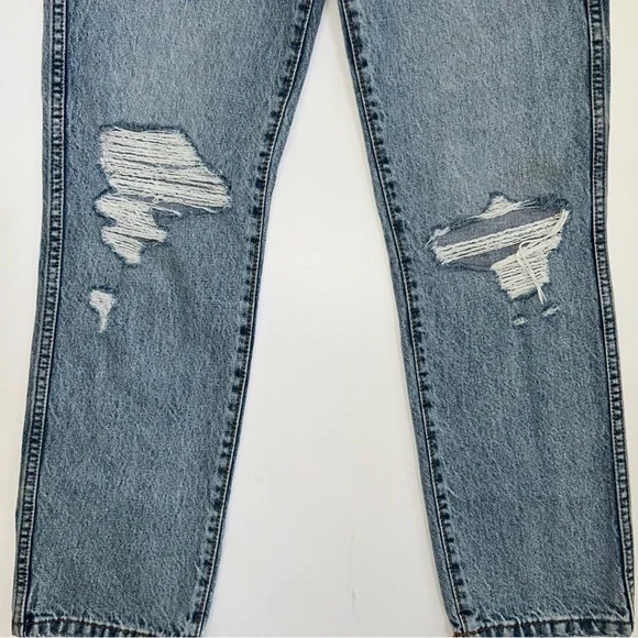 Revice Denim Straight Leg Jeans Light Wash Distressed 26 - Picture 3 of 13
